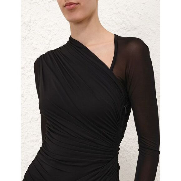 ZIMMERMANN ILLUSTRATION GATHERED DRESS SIZE 1 (US 6) $995 - Picture 3 of 13